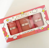 3 Colors Soft Radiance Powder Blush with Sponge