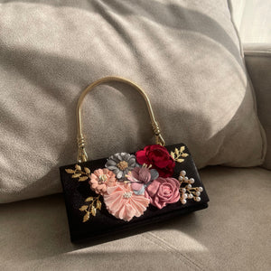 Black Roselle Clutch