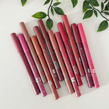 12 Color Lipliners and Lipsticks